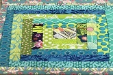 Log Cabin Quilted Square